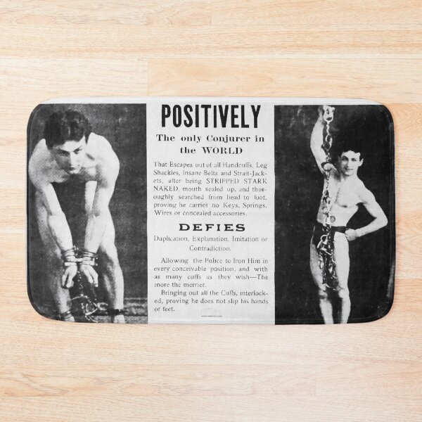 Item preview, Vintage Houdini poster designed and sold by Vintage Designs +.