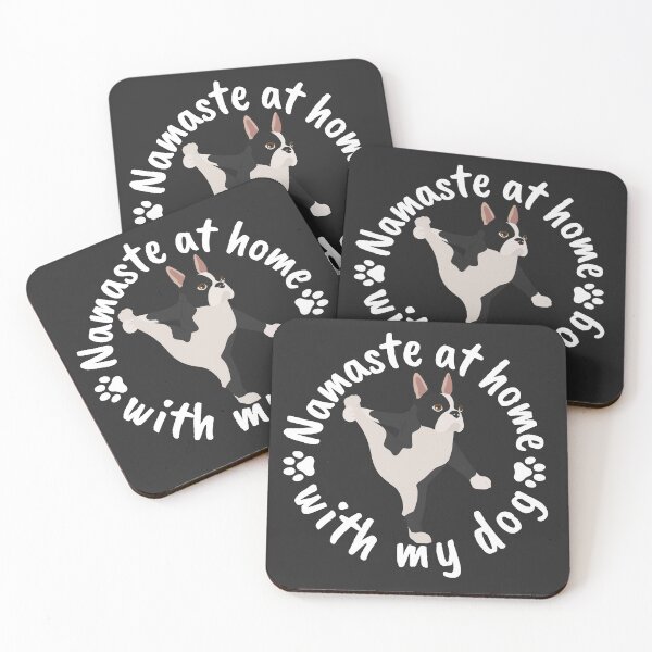 Item preview, Namaste at home with my dog - French bulldog designed and sold by Natkopod.