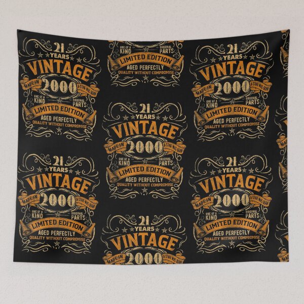 Item preview, Born In 2000 Vintage 21St Birthday Gift Party 21 Years Old designed and sold by alifehcmc.