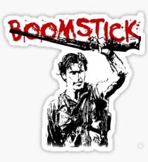 Pegatina boomstick- malvado muerto