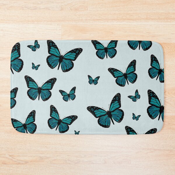 Item preview, Navy watercolor cool butterflies designed and sold by Green-z.