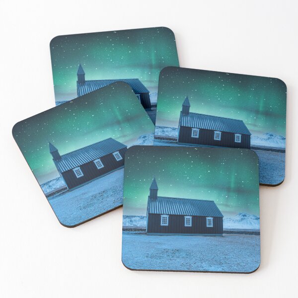 Item preview, Black church Iceland,the Búðakirkja designed and sold by kathleenjean.