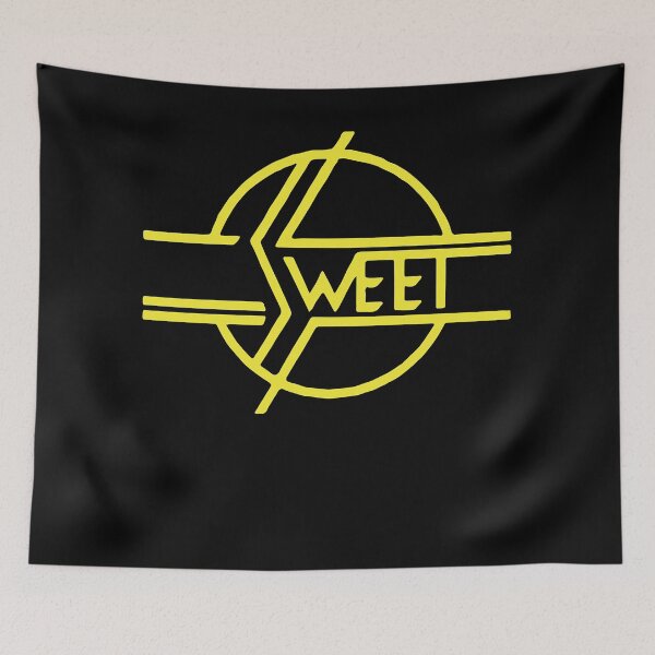 Item preview, New The Sweet Band Glam 70s Classic Rock Band Black Hipster With Sweet And Cute Vocals designed and sold by SweetBandLoved.