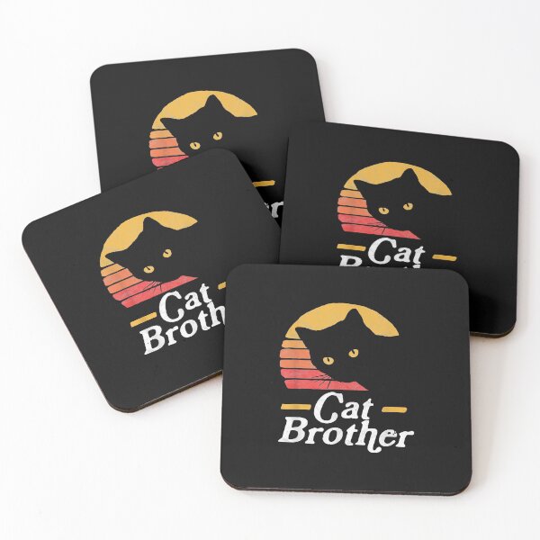 Item preview, Cat Brother Vintage Eighties Style Sun Cat Retro Distressed T-Shirt designed and sold by LanPhan.