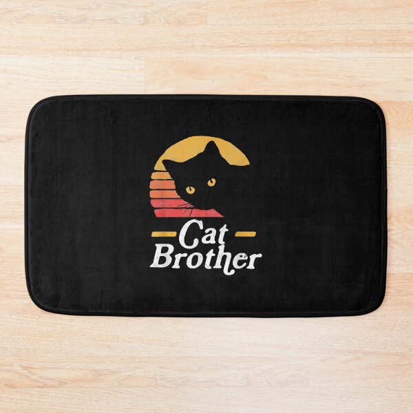 Item preview, Cat Brother Vintage Eighties Style Sun Cat Retro Distressed T-Shirt designed and sold by LanPhan.