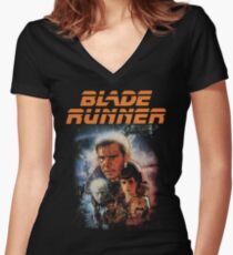 Blade Runner Shirt! Women's Fitted V-Neck T-Shirt