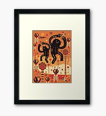 Les danses de Mars Framed Print