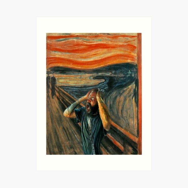 The Scream (Death Grips) Art Print