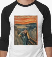 The Scream (Death Grips) Men's Baseball ¾ T-Shirt