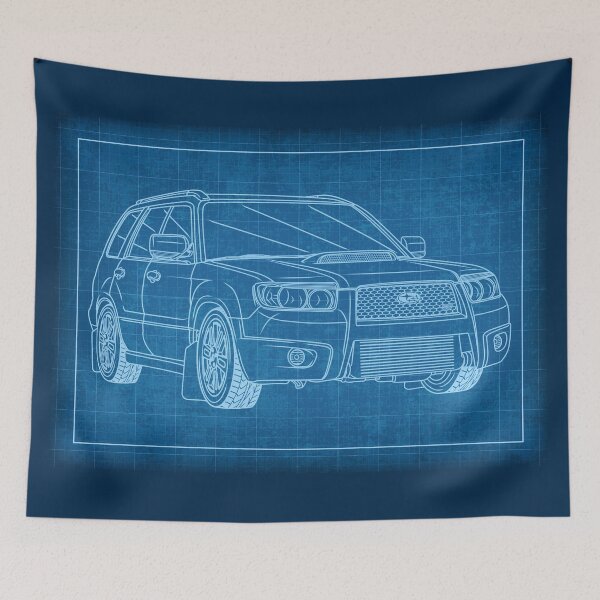 Item preview, Subaru Forester XT 2007 STi Blueprint designed and sold by JDM Guyvit.