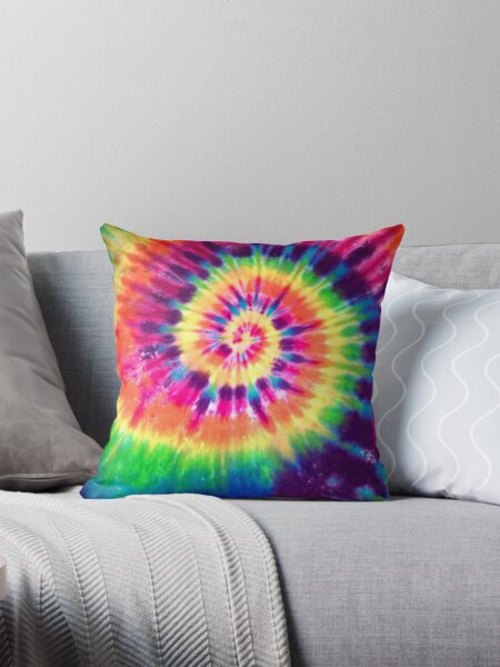 Tie Dye Throw Pillow