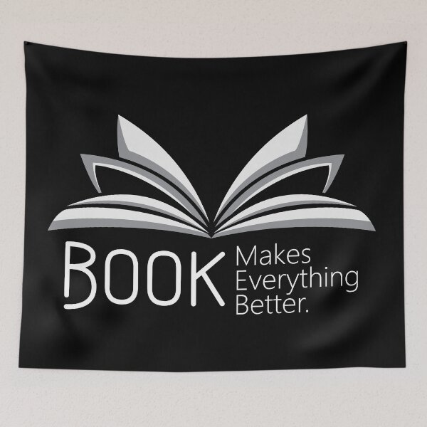 Item preview, Book - book makes everything better - reading time book lovers designed and sold by cruzzcreation.