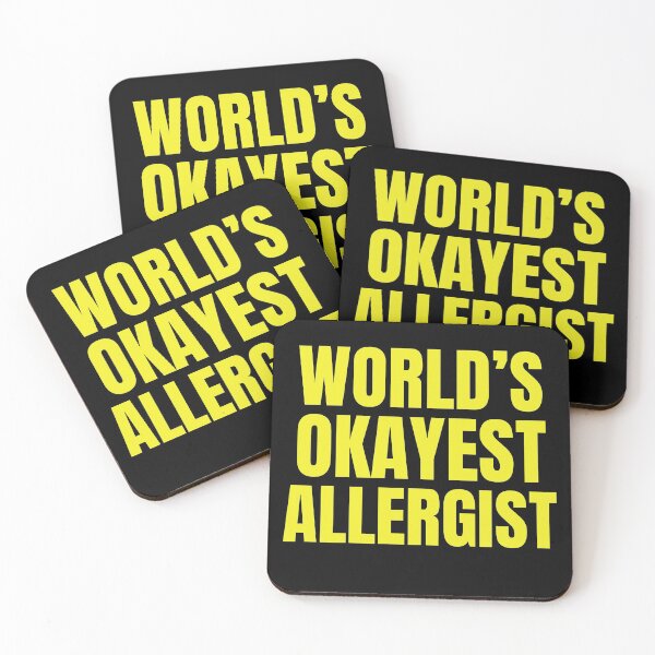 Item preview, World's Okayest Allergist | Funny Quote For Allergists or Immunologists designed and sold by The-ItemShop.