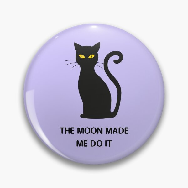 Aperçu de l'œuvre Halloween - Chat - La lune m'a fait le faire créée et vendue par thunderox.