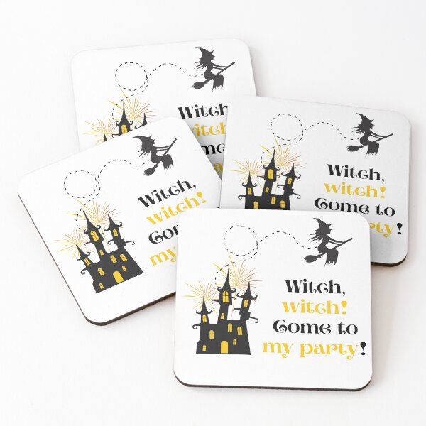 Item preview, Witch come to my party | Halloween designed and sold by PuTaTeeShop.