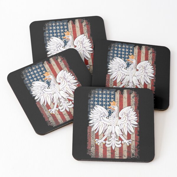 Item preview, Polish Eagle American Flag Pride Poland designed and sold by urielzxvdicks.