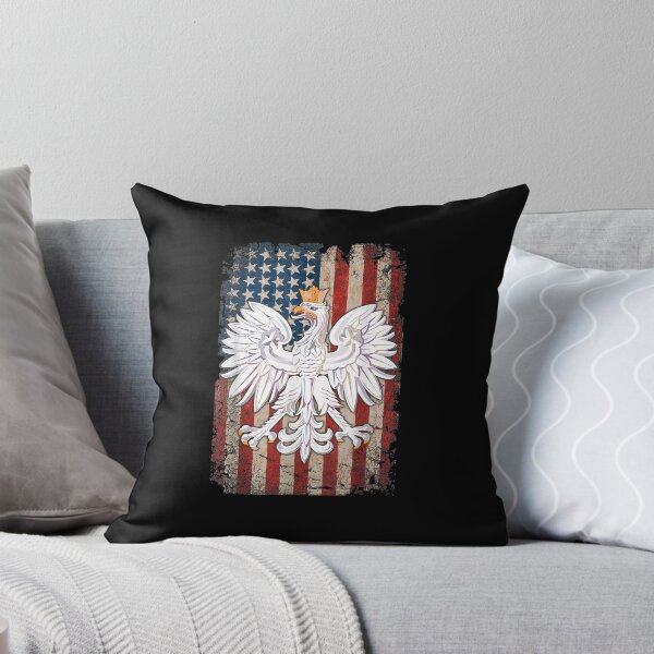 Item preview, Polish Eagle American Flag Pride Poland designed and sold by urielzxvdicks.