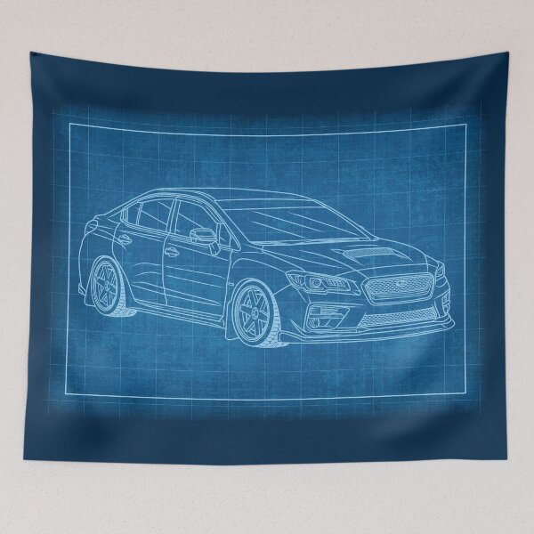 Item preview, Subaru Impreza WRX STi Evoeye Blueprint designed and sold by JDM Guyvit.