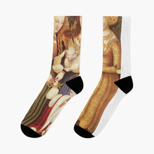 Artikelvorschau, Group of ladies with the young prince vintage painting entworfen und verkauft von Vintage Designs +.