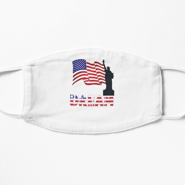 American Flag Flat Mask