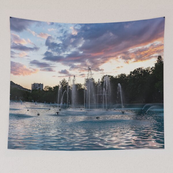 Item preview, Dancing Jets and Music Sunset - Plovdiv Singing Fountains designed and sold by Georgia Mizuleva.