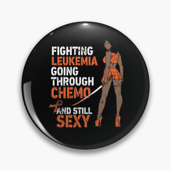 Item preview, Fighting Leukemia Chemo Sexy Melanin Woman, Cancer designed and sold by PinkyTree.