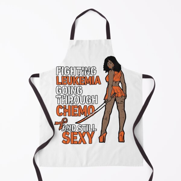 Item preview, Fighting Leukemia Chemo Sexy Melanin Woman, Cancer designed and sold by PinkyTree.
