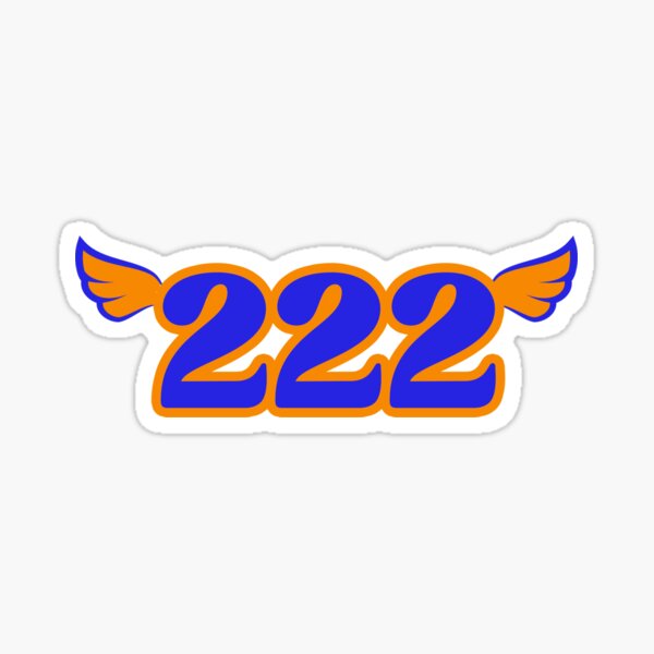 222 Angel Number Sticker – Shop Celestial