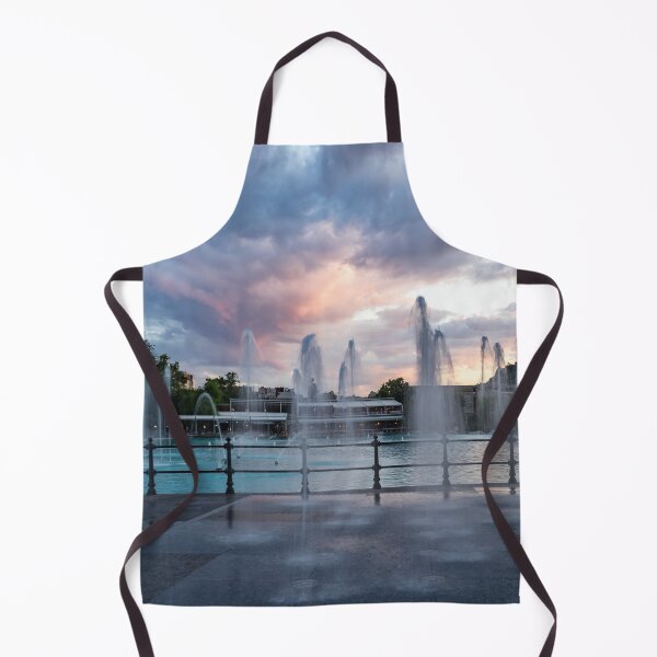 Item preview, Splish-Splash - the Wading Water Jets at Dusk designed and sold by Georgia Mizuleva.