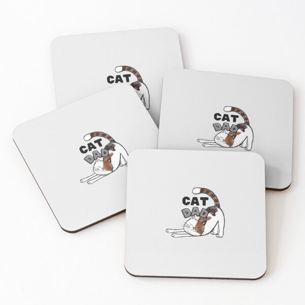 Item preview, Best cat dad ever T-shirt designed and sold by Cheeky Popp.