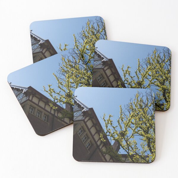 Item preview, Amsterdam Spring - Characteristic Facade Plus Unusual Tree - Right designed and sold by Georgia Mizuleva.