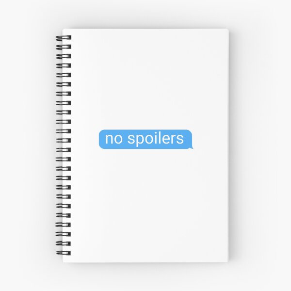 Item preview, No spoilers text message designed and sold by choceclairs.