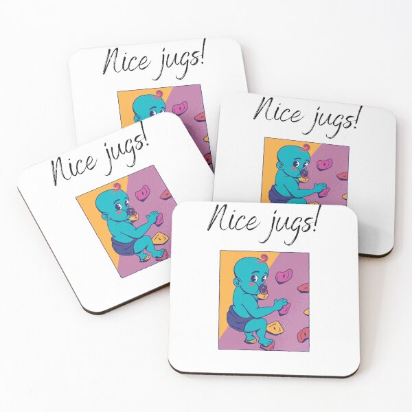 Item preview, Nice jugs! | Funny climbing/bouldering pun designed and sold by teez4dayz.