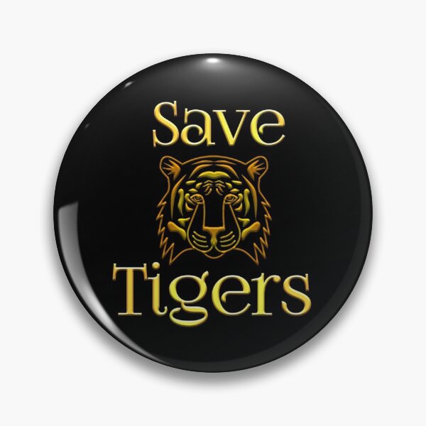 Item preview, Simple Save Tiger Textart Design designed and sold by Zareen Sayyed.