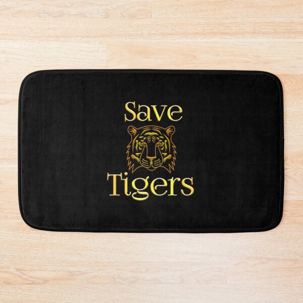 Item preview, Simple Save Tiger Textart Design designed and sold by Zareen Sayyed.