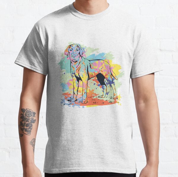 Labrador Retriever Watercolor Design Classic T-Shirt
