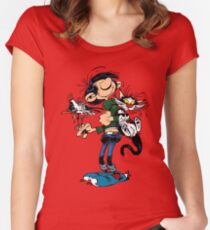 Gomer Goof Tailliertes Rundhals-Shirt