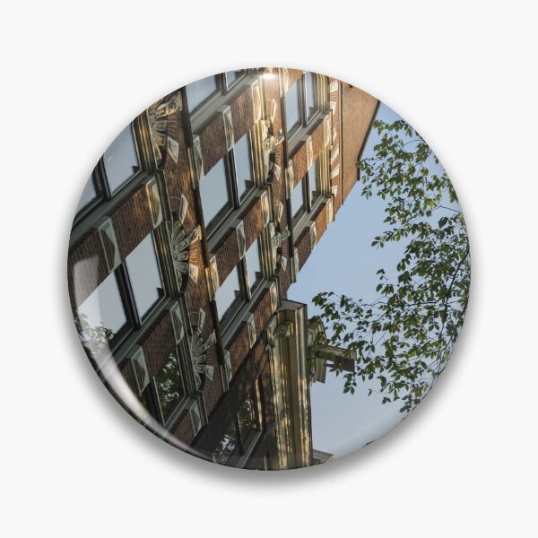 Item preview, Amsterdam Spring - Fancy Brickwork Glow - Right Vertical designed and sold by Georgia Mizuleva.
