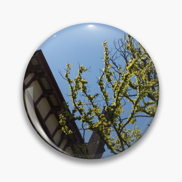Item preview, Amsterdam Spring - Characteristic Facade Plus Unusual Tree - Right designed and sold by Georgia Mizuleva.