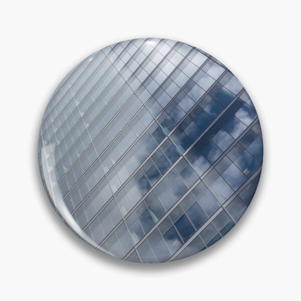 Item preview, Glossy Glass Reflections - Skyscraper Geometry With Clouds - Left designed and sold by Georgia Mizuleva.