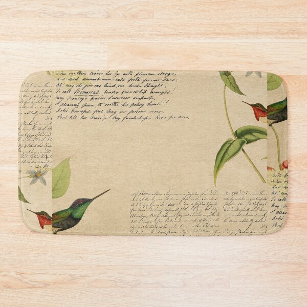 Item preview, Antique Hummingbird Notes designed and sold by SewnMemories.