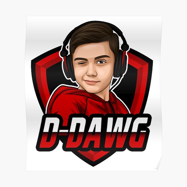 "D-DAWG Video Gaming Designs Logo" Poster for Sale by ddawgdesigns ...