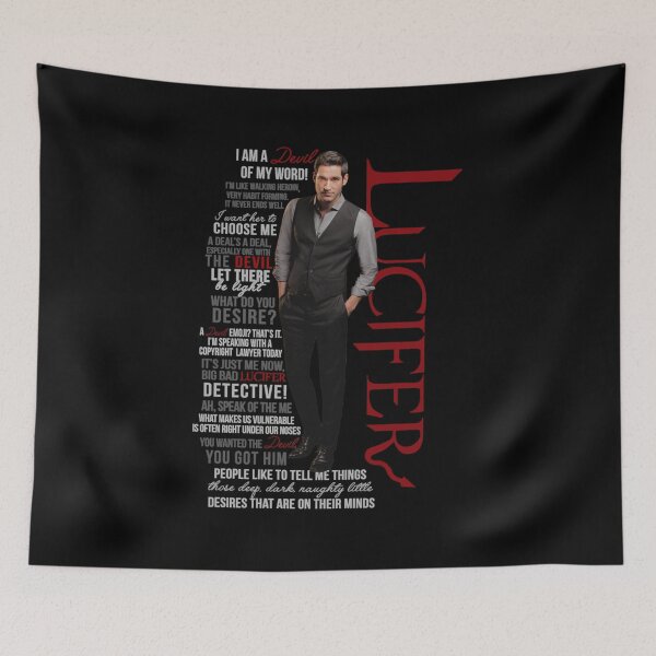 Item preview, Lucifer Morningstar Quotes designed and sold by Tyler Scott Crumpler.