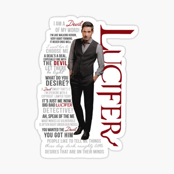 Item preview, Lucifer Morningstar Quotes designed and sold by Tyler Scott Crumpler.