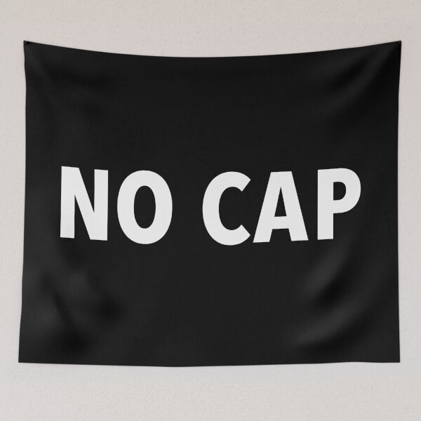 Item preview, No Cap (Black) designed and sold by quoteedesigns.