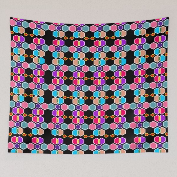 Item preview, Geometric Hexagon Patterns With Small Petals designed and sold by ClassyPatterns.