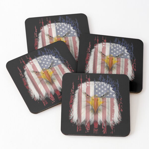 Item preview, USA Eagle With American Flag designed and sold by urielzxvdicks.