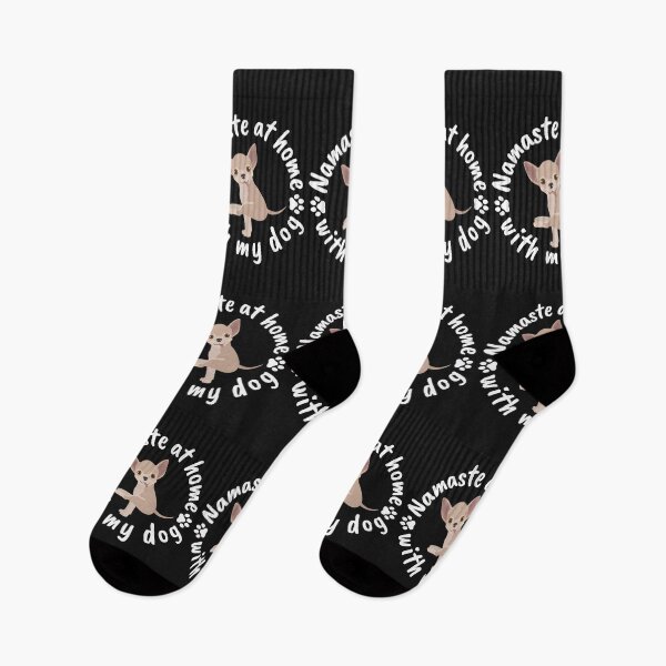 Item preview, Namaste at home with my dog - Chihuahua designed and sold by Natkopod.