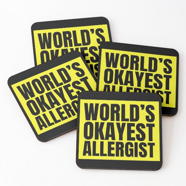 Item preview, World's Okayest Allergist | Funny Quote For Allergists or Immunologists designed and sold by The-ItemShop.