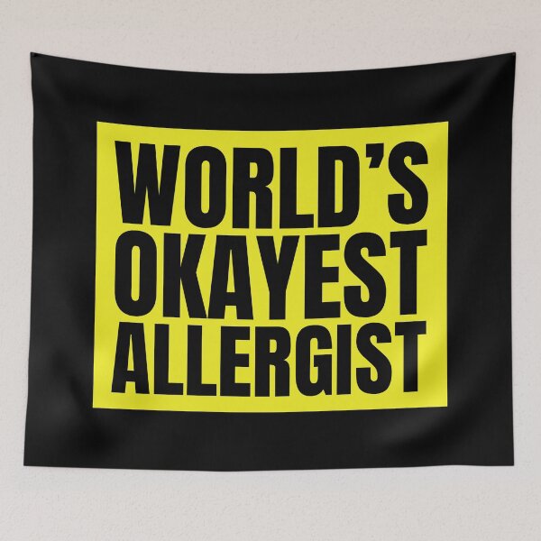 Item preview, World's Okayest Allergist | Funny Quote For Allergists or Immunologists designed and sold by The-ItemShop.